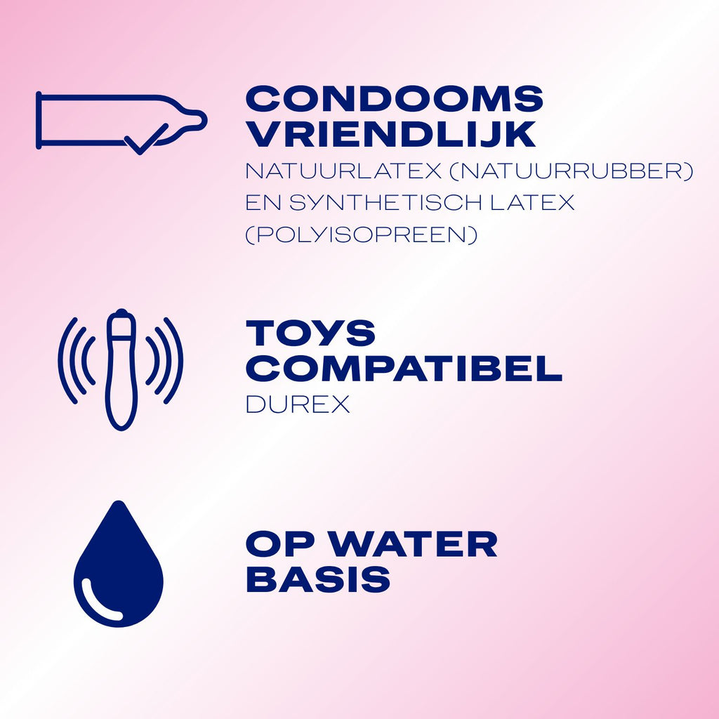 Durex Gleitgel Natural Extra Sensitive - wasserbasiert für empfindlichste Haut - 100 ml
