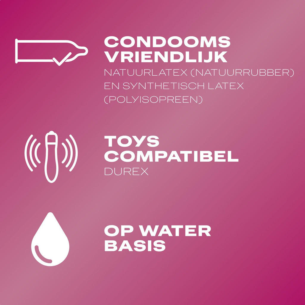 Durex Play Crazy Cherry - Gleitgel auf Wasserbasis mit Kirschgeschmack - 100 ml