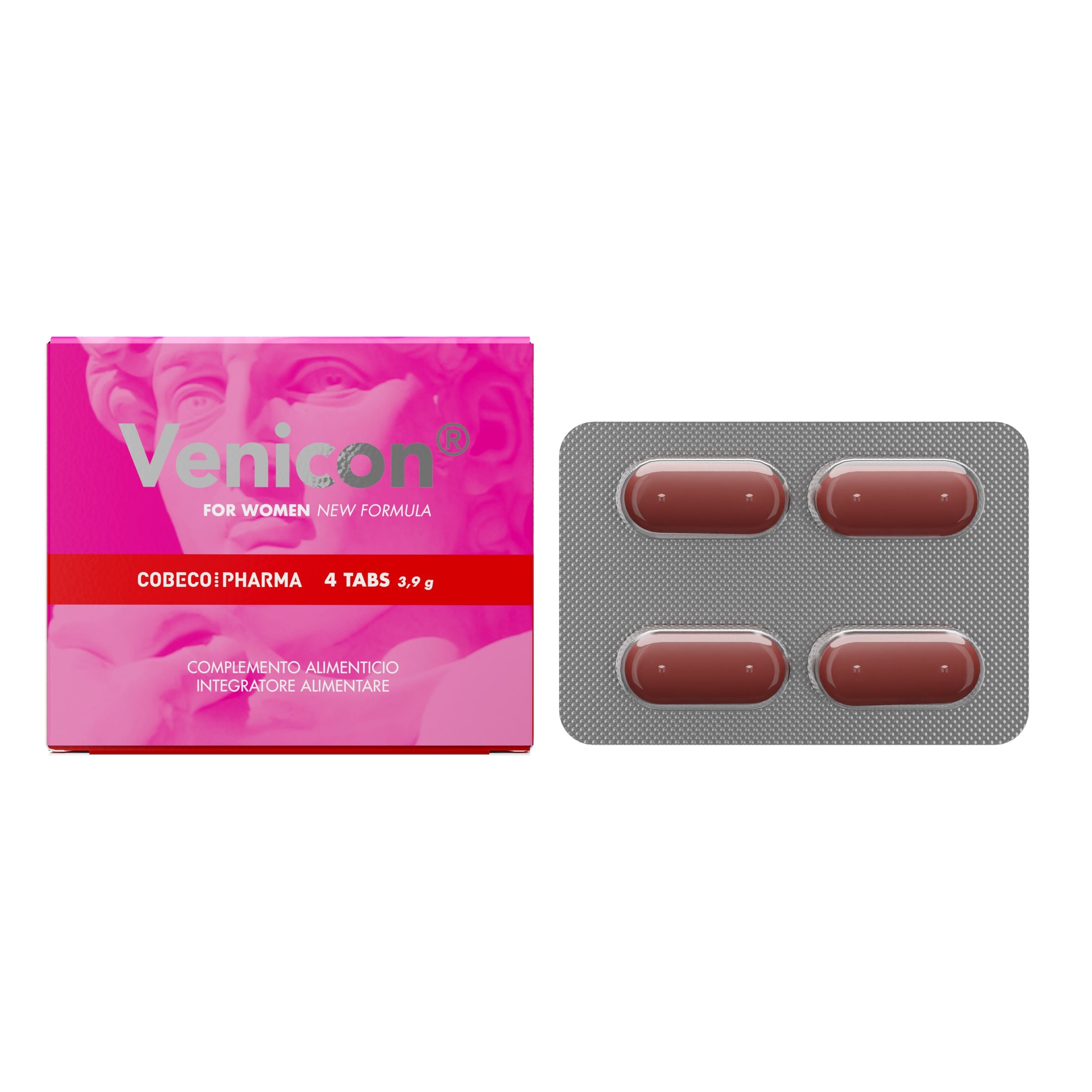 Venicon für Frauen - 4 Tabletten