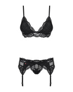 Obsessive - Driedelig Kanten Lingeriesetje