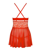 Obsessive - Babydoll Set - Rood