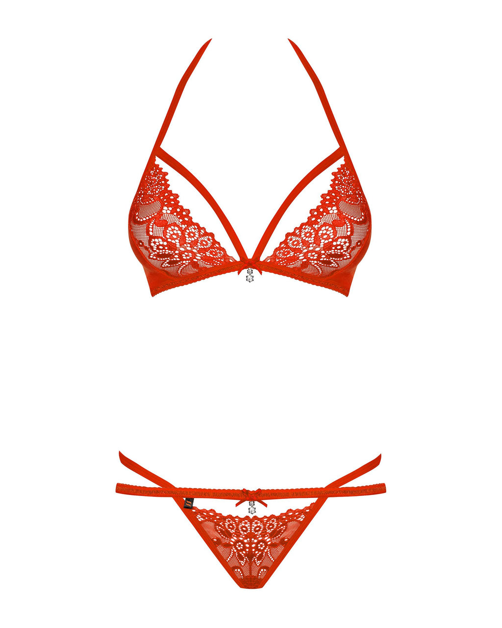 Obsessive - BH und Tanga Set - Rot
