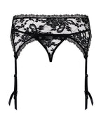 Obsessive - Catia Strapsgürtel & Tanga - Schwarz