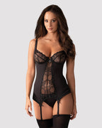 Obsessive - Heartine Strumpfhalter-Korsett-Set