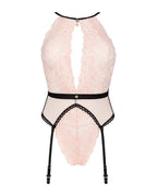 Obsessive - Lilines Garter Teddy - Rosa