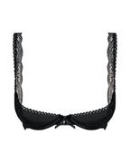Obsessive - Miamor BH Met Kwart Cups - Zwart