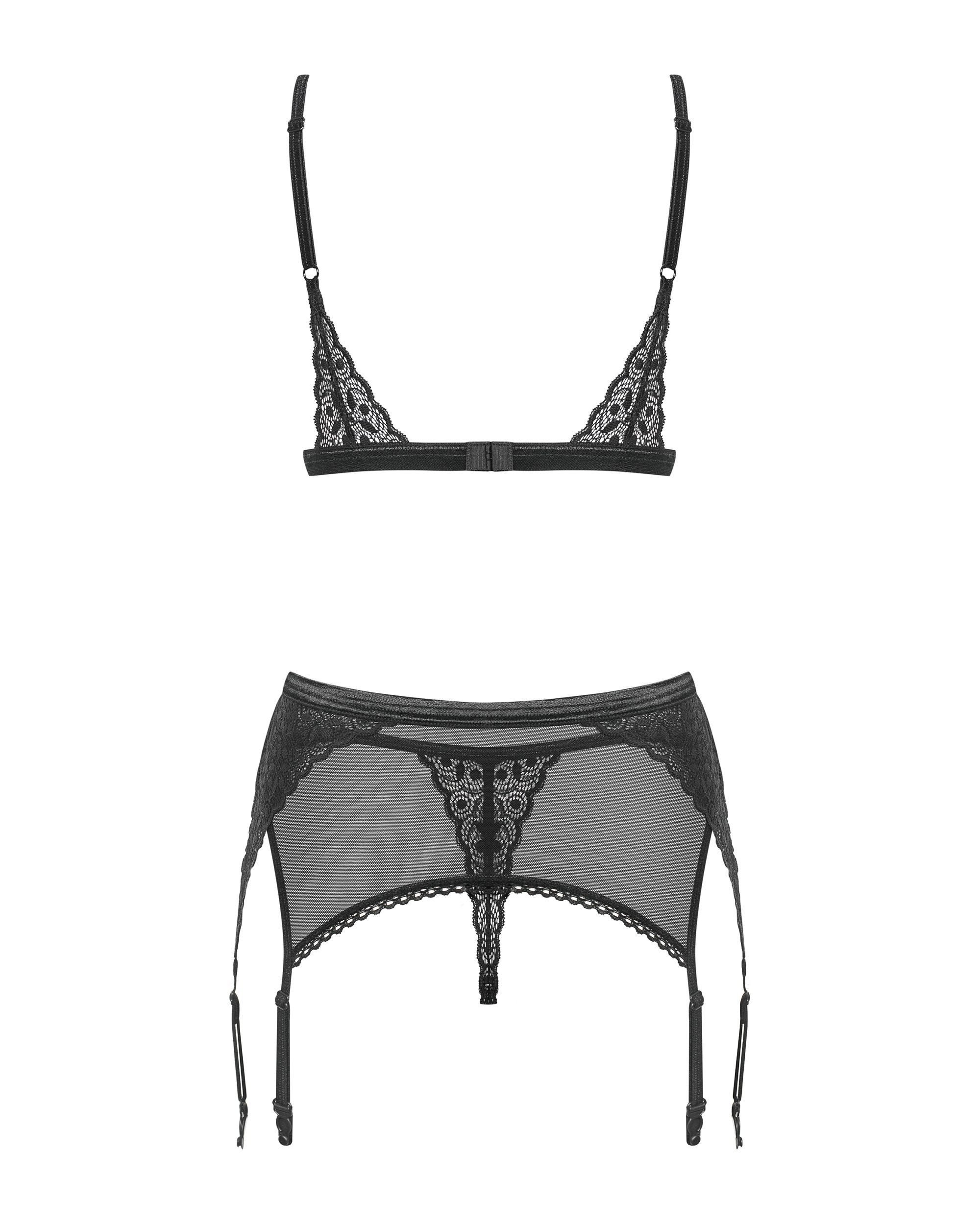 Obsessive - 3-teiliges BH-Set Shibu - schwarz