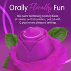 Skins - Rose Buddies The Rose Twirlz Vibrator - Klitoris Stimulator mit 10 Stufen