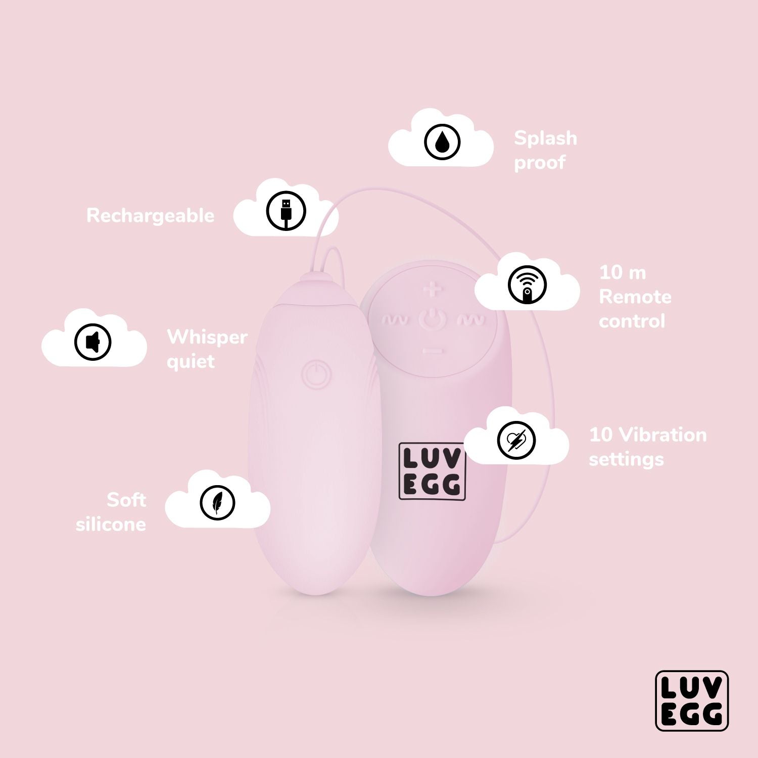 LUV EGG - Roze