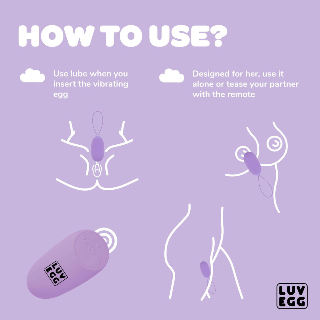 Luv Egg XL - Violett