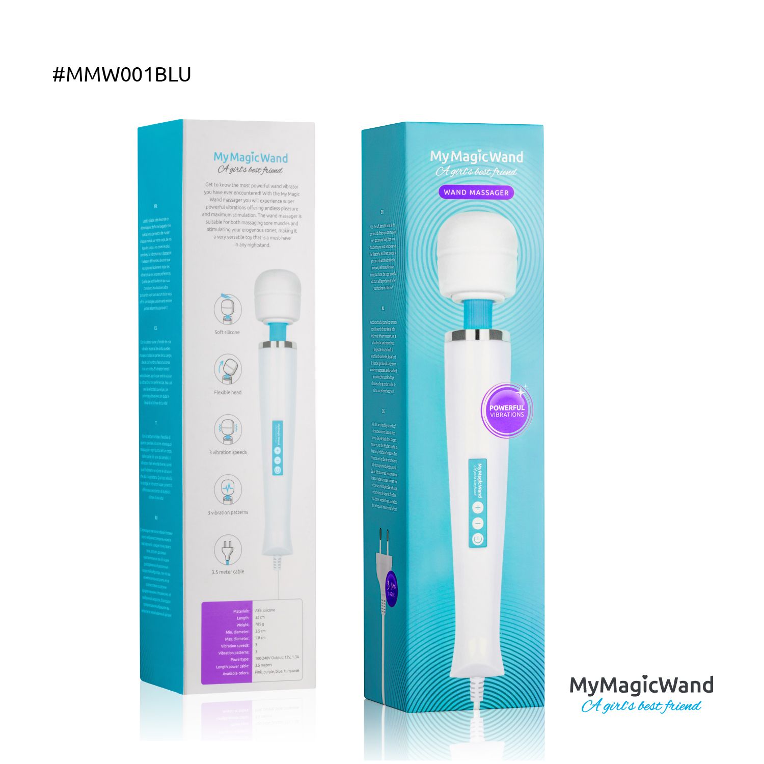MyMagicWand - Wand Vibrator mit 6 Vibrationsstufen - Lila