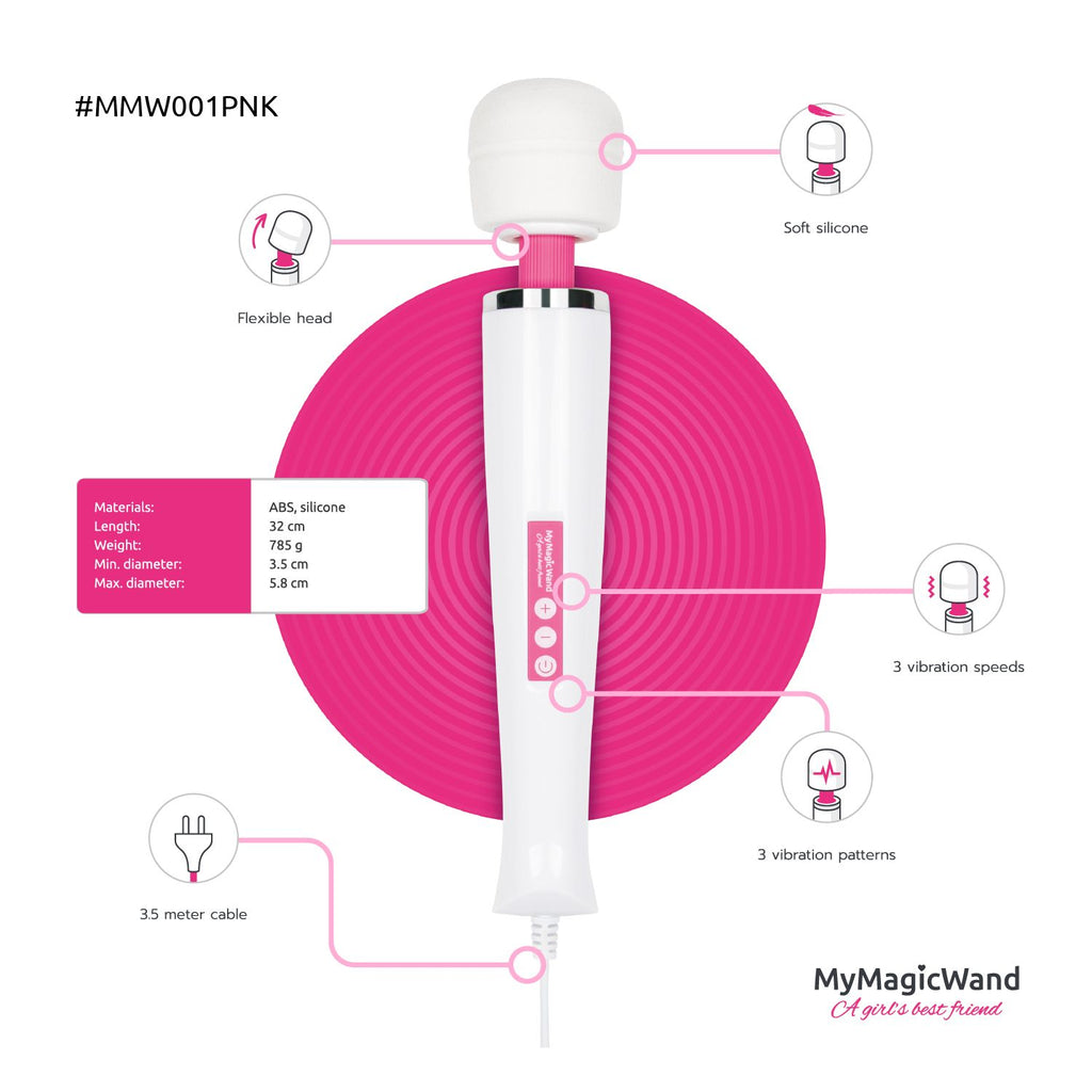 MyMagicWand - Wand Vibrator mit 6 Vibrationsstufen - Lila