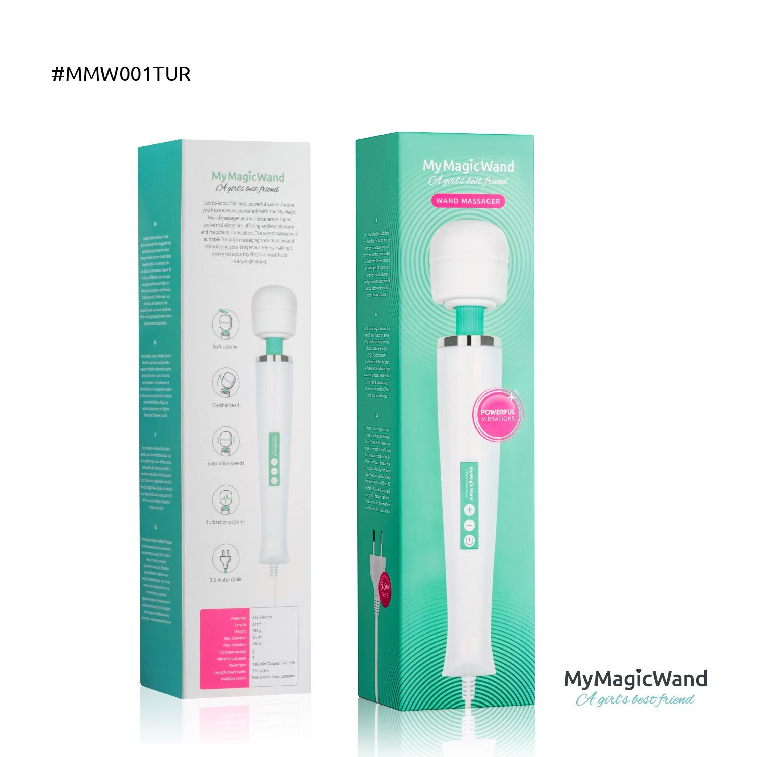 MyMagicWand - Wand Vibrator mit 6 Vibrationsstufen - Lila
