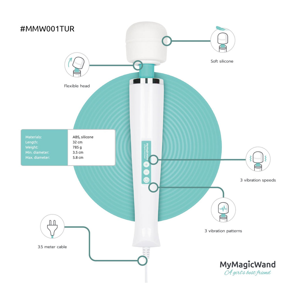 MyMagicWand - Wand Vibrator mit 6 Vibrationsstufen - Lila