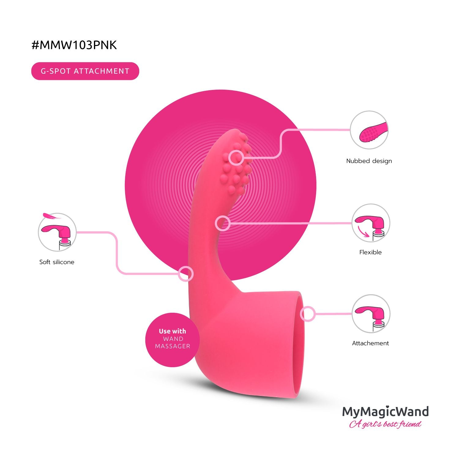 MyMagicWand G-Punktaufsatz - Purple