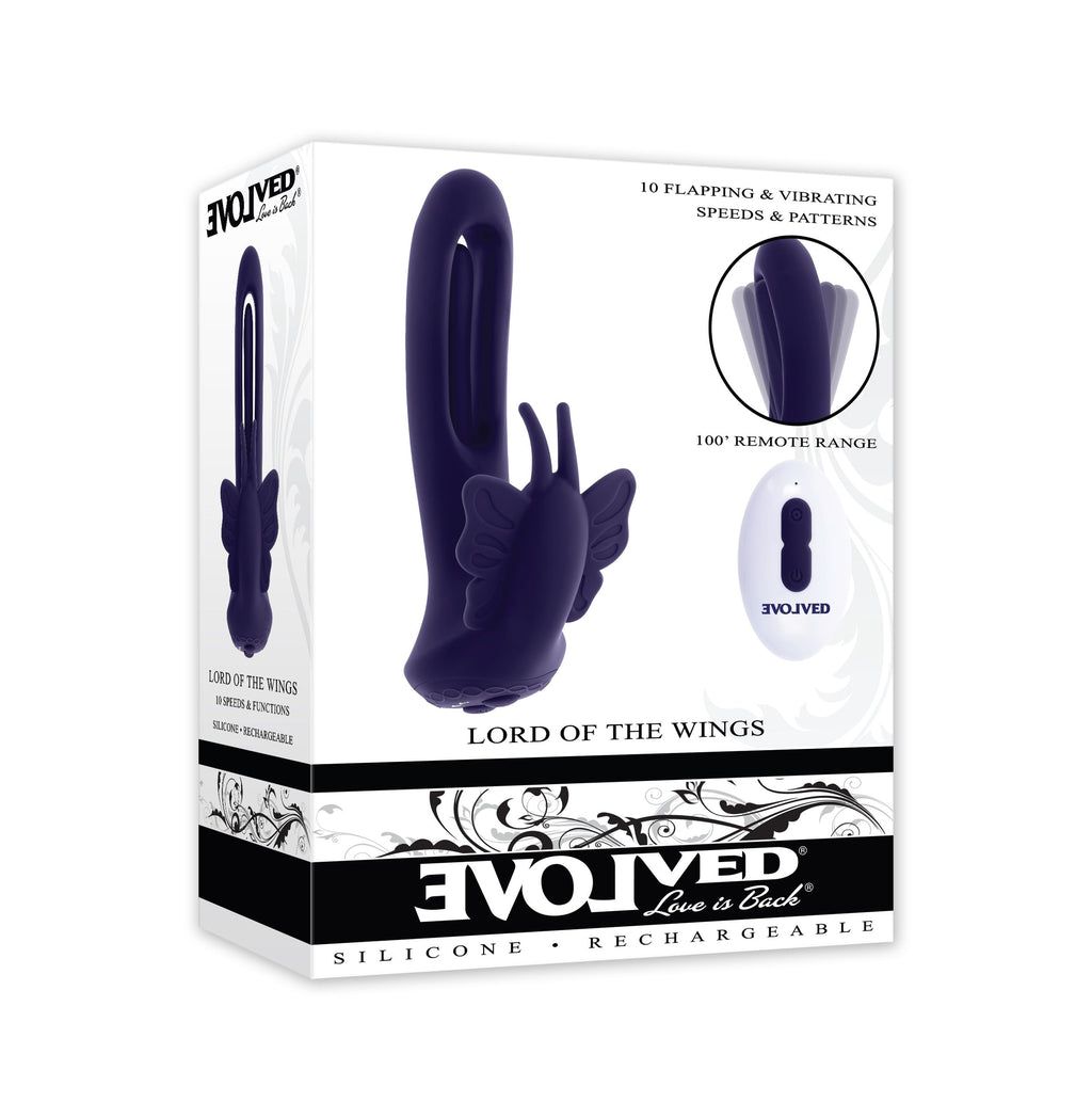 Evolved - Lord of the Wings Vibrator - Schmetterlingsstimulator mit Fernbedienung