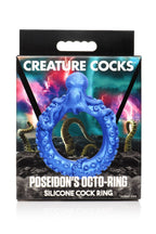 XR Brands - Poseidons Octo-Ring Silikon-Penisring - Blau