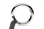 Master Series - Tug + Plug Penis- und Hodenring mit Analplug - Schwarz & Si