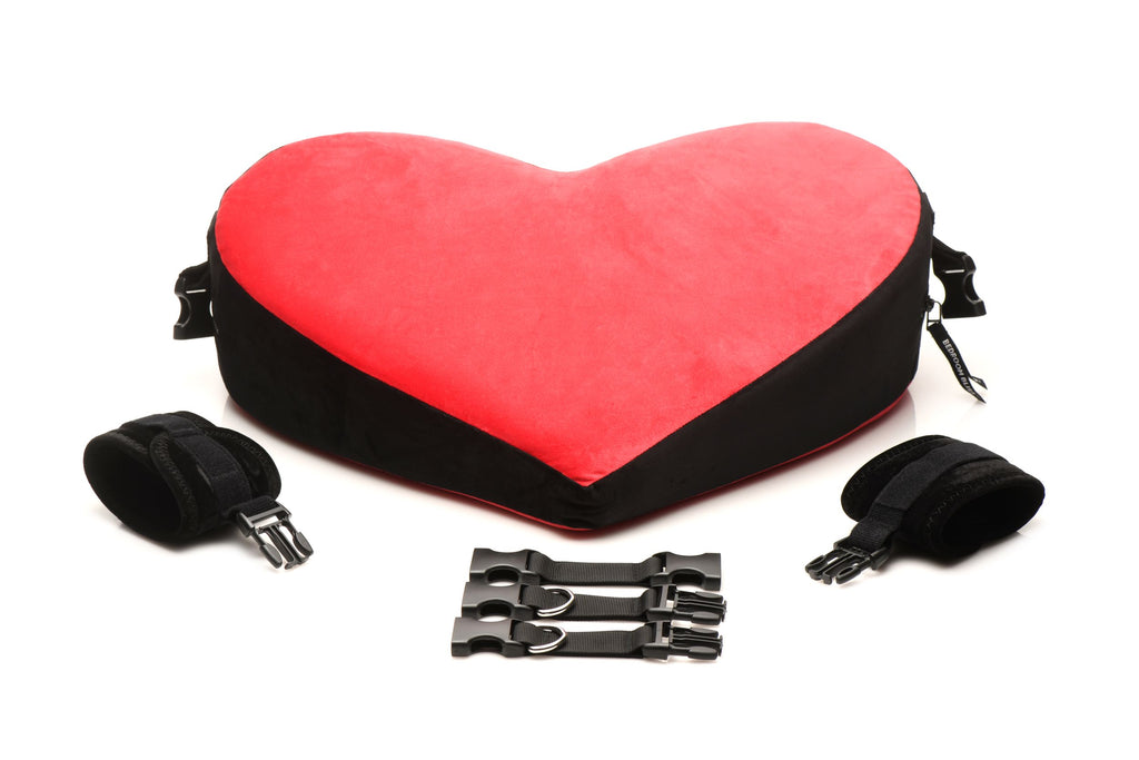 XR Brands - Bondage-Kissen - Rot & Schwarz