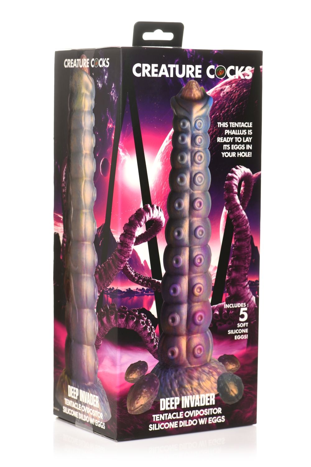 Creature Cocks - Tiefe Eindringling Tentakel Ovipositor Silikon Dildo mit E
