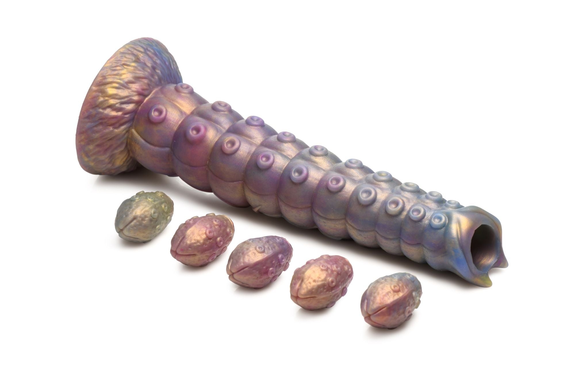Creature Cocks - Tiefe Eindringling Tentakel Ovipositor Silikon Dildo mit E