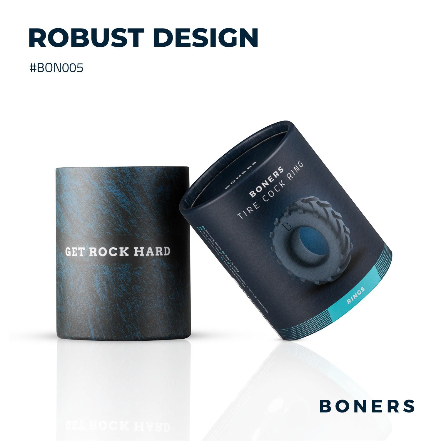 Boners Band Cockring - Grijs