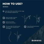 Boners Cockring En Ballstretcher - Grijs