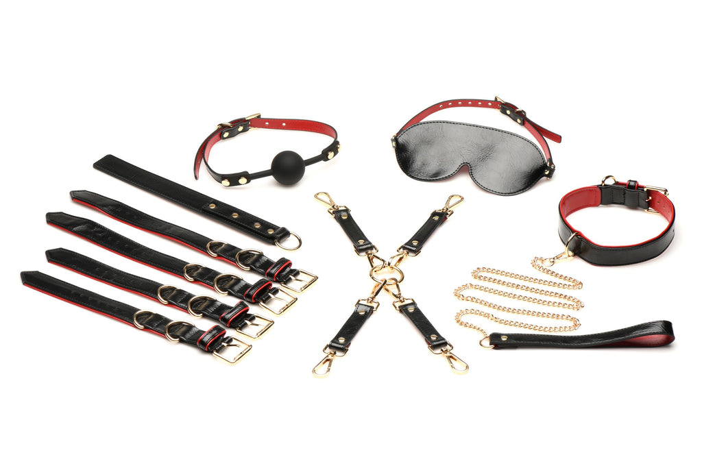 XR Brands - Lover's Luxe Bondage Set - Schwarz