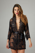 Christine - Spitzen-Kimono Graceful - Schwarz