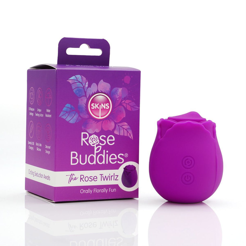 Skins - Rose Buddies The Rose Twirlz Vibrator - Klitoris Stimulator mit 10 Stufen