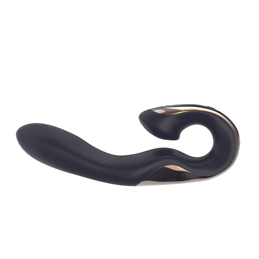 Zini - Roae SE Rabbit-Vibrator mit Dreifach-Stimulation - Schwarz/Gold
