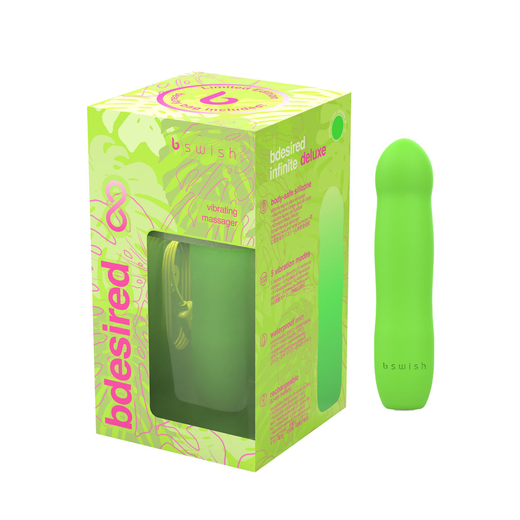 B Swish - Bdesired Infinite Deluxe Beauty Edition Vibrator - Silikon G-Punkt und Klitoris Stimulator
