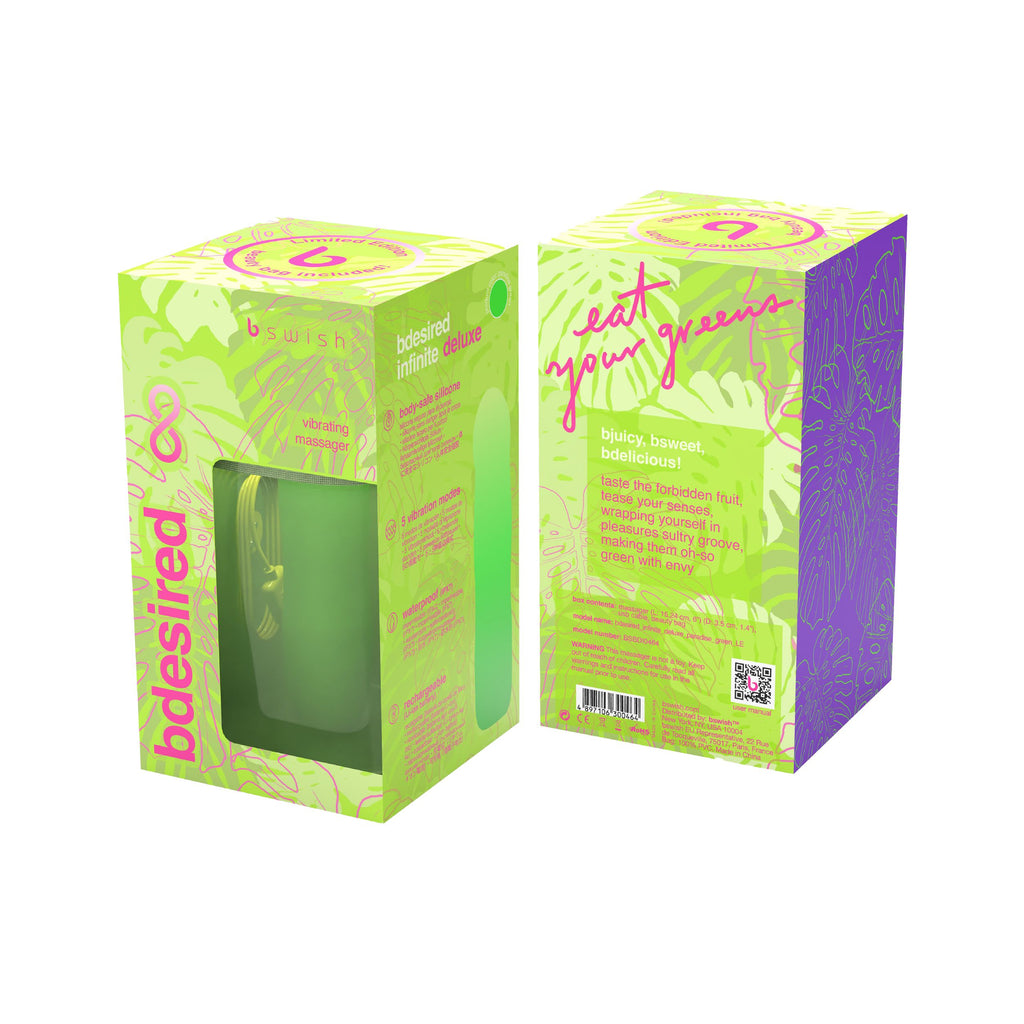 B Swish - Bdesired Infinite Deluxe Beauty Edition Vibrator - Silikon G-Punkt und Klitoris Stimulator