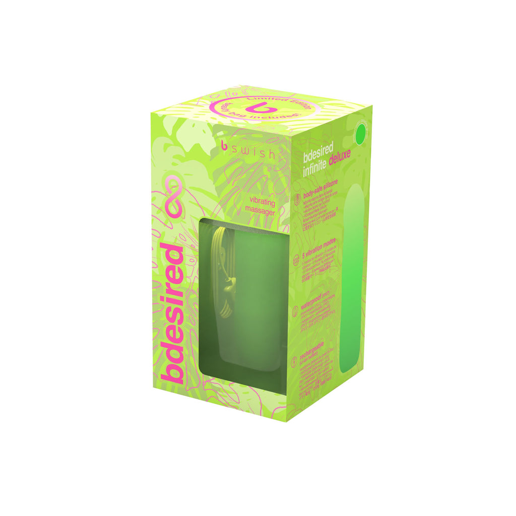 B Swish - Bdesired Infinite Deluxe Beauty Edition Vibrator - Silikon G-Punkt und Klitoris Stimulator