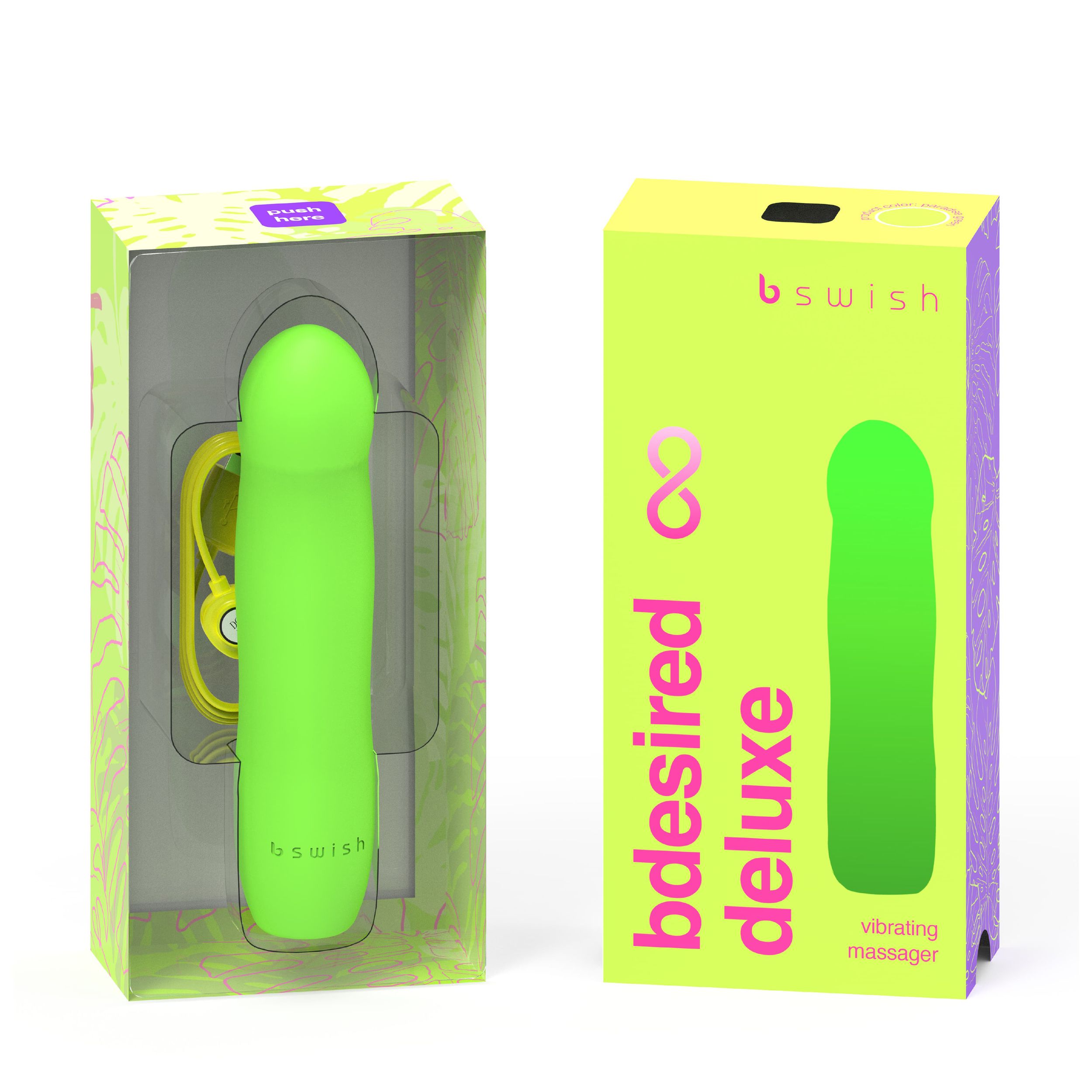B.Swish - Bdesired Infinite Deluxe Vibrator - Silikon G-Punkt und Klitoris Stimulator