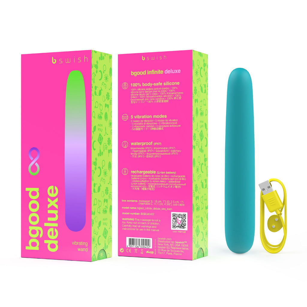 B Swish - Bgood Infinite Deluxe Vibrator - Silikon Wiederaufladbar