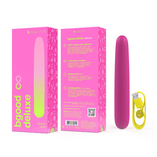 B Swish - Bgood Infinite Deluxe Vibrator - Silikon Wiederaufladbar