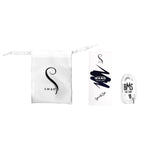 Swan - Mini Wand Vibrator Glow in the Dark - Rosa Silikon Wand