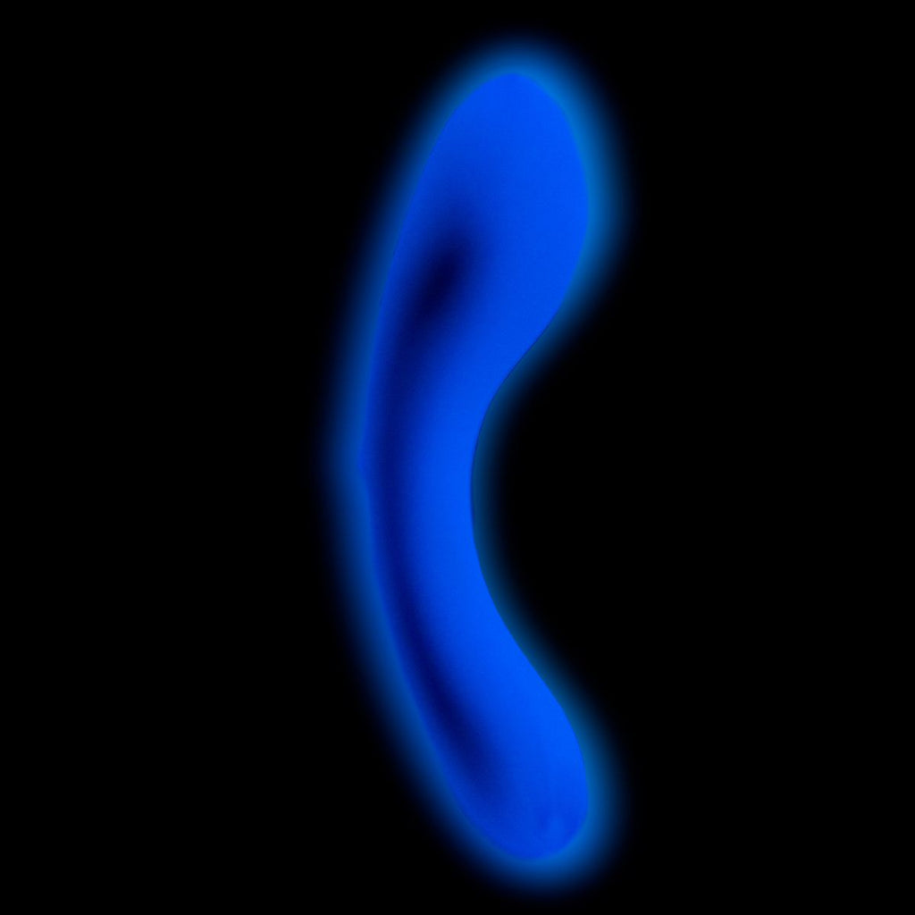 Swan - Mini Wand Vibrator Glow in the Dark - Rosa Silikon Wand