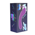 Swan - Mini Wand Vibrator Glow in the Dark - Rosa Silikon Wand