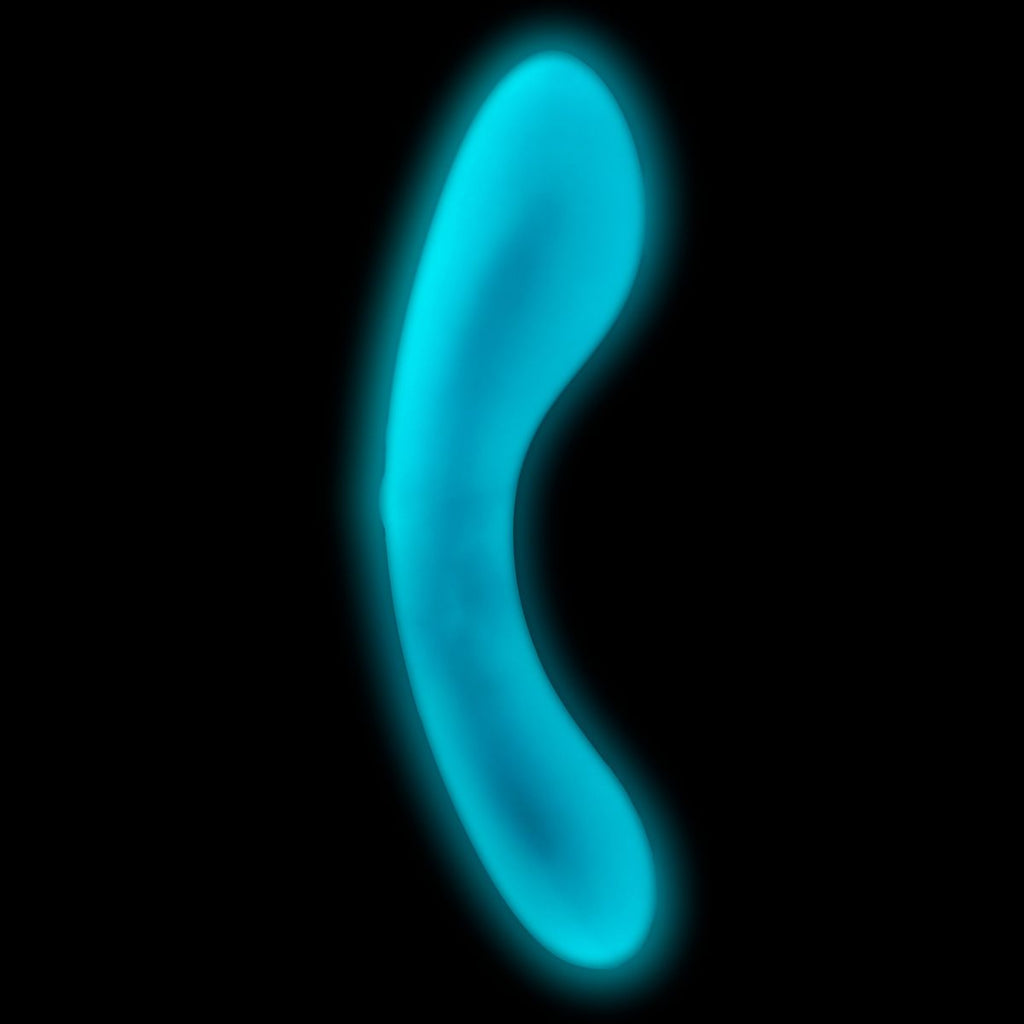 Swan - Mini Wand Vibrator Glow in the Dark - Rosa Silikon Wand
