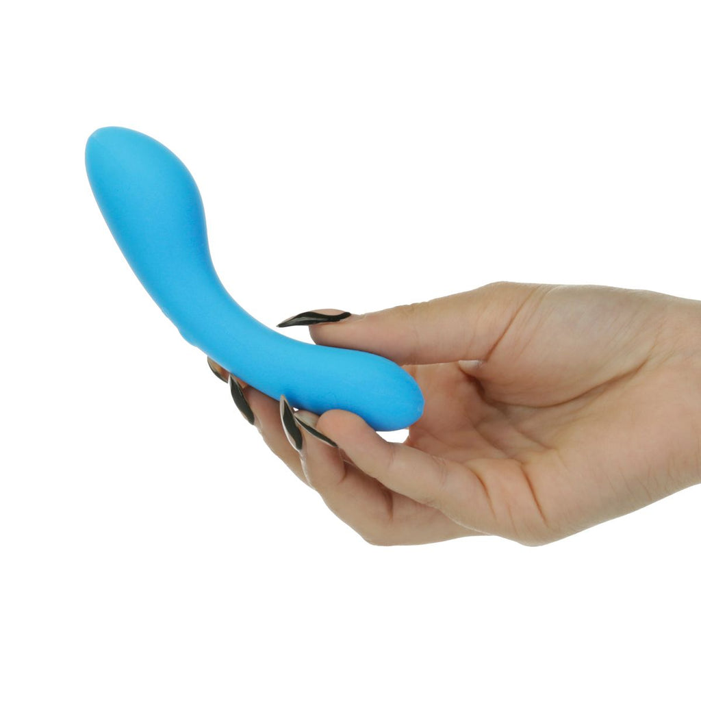 Swan - Mini Wand Vibrator Glow in the Dark - Rosa Silikon Wand