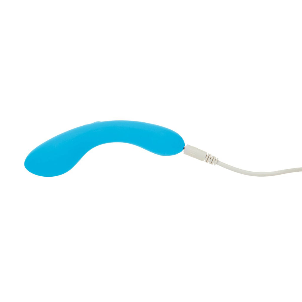 Swan - Mini Wand Vibrator Glow in the Dark - Rosa Silikon Wand