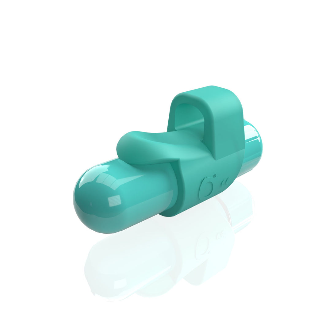 The Screaming O - 4B FingO Slim Fingervibrator - Blau