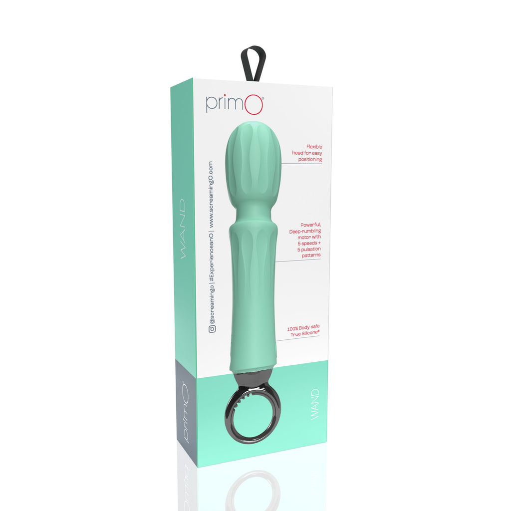 The Screaming O - Primo Wand Vibrator - Kiwi