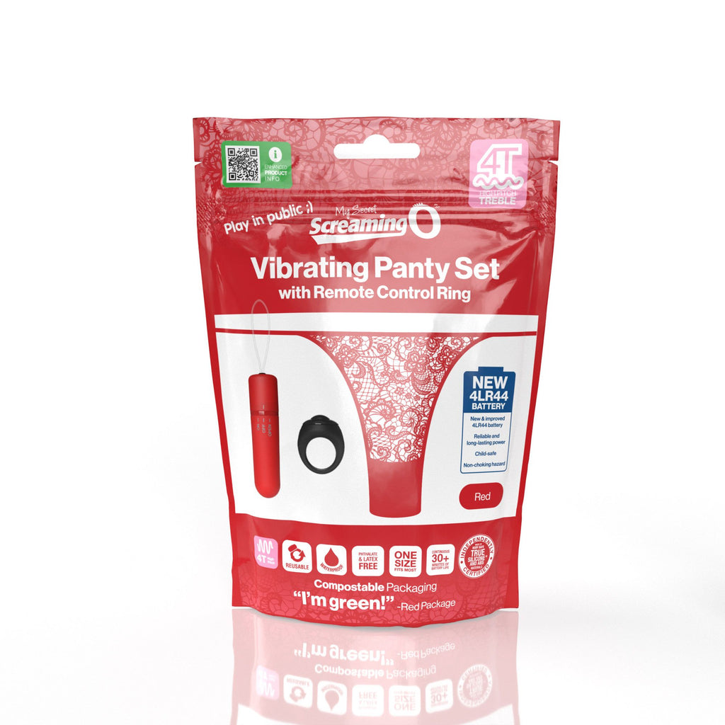 The Screaming O - My Secret 4T Panty Vibe mit Fernbedienung - Schwarz