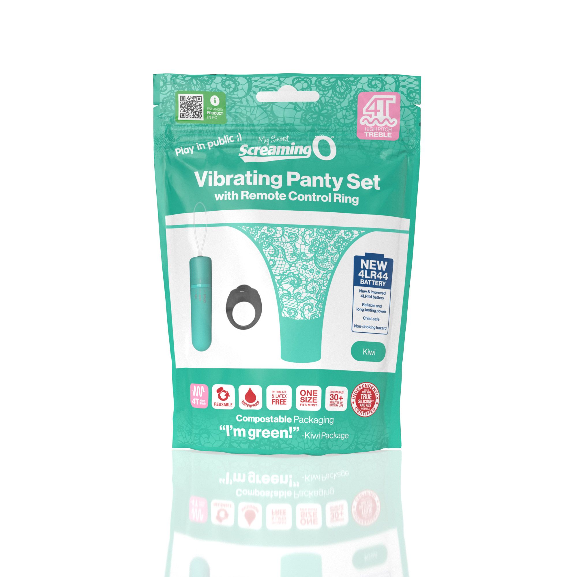 The Screaming O - My Secret 4T Panty Vibe mit Fernbedienung - Schwarz