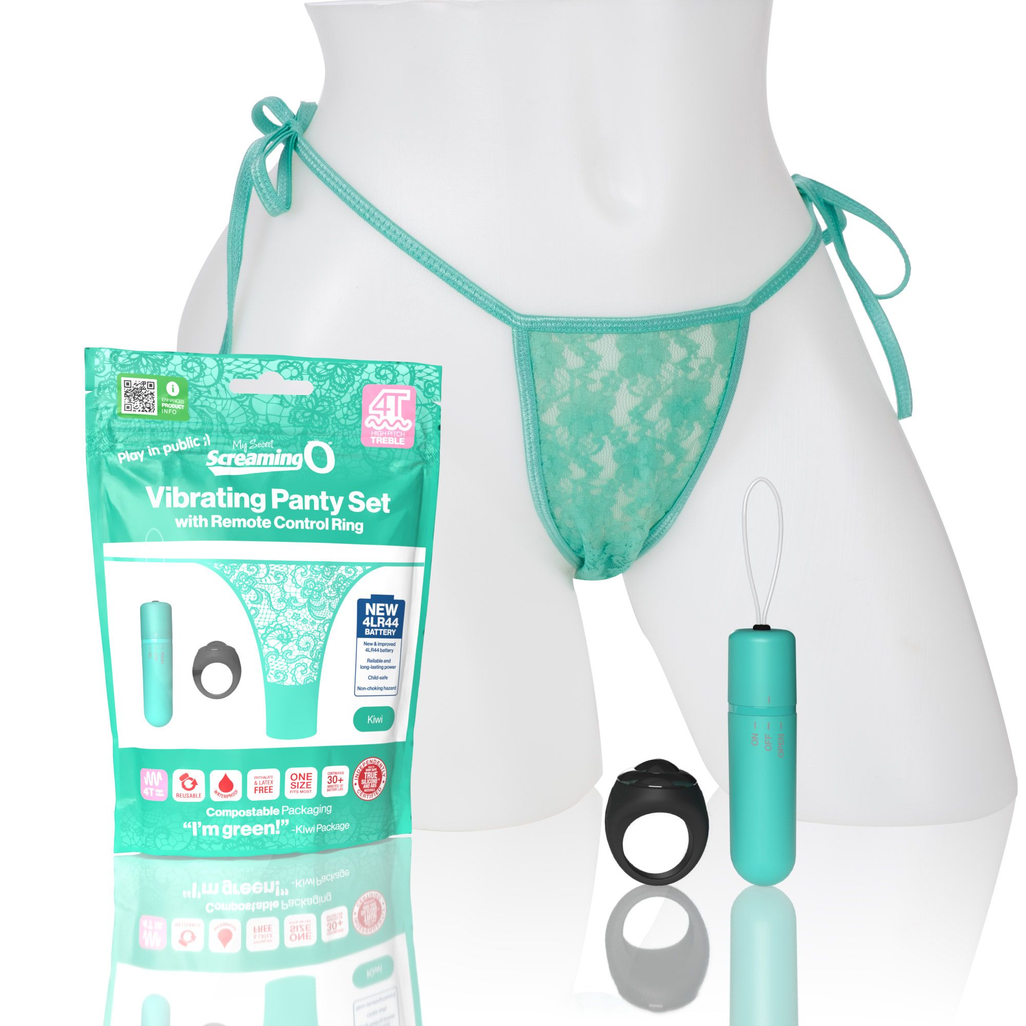 The Screaming O - My Secret 4T Panty Vibe mit Fernbedienung - Schwarz