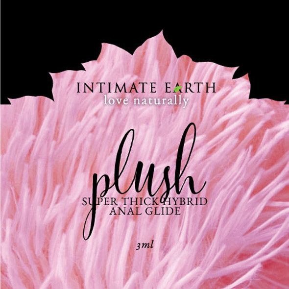 Intimate Earth - Plush Hybrid Gleitgel für Analverkehr mit Bio-Süßholzwurzel - 3 ml Folie