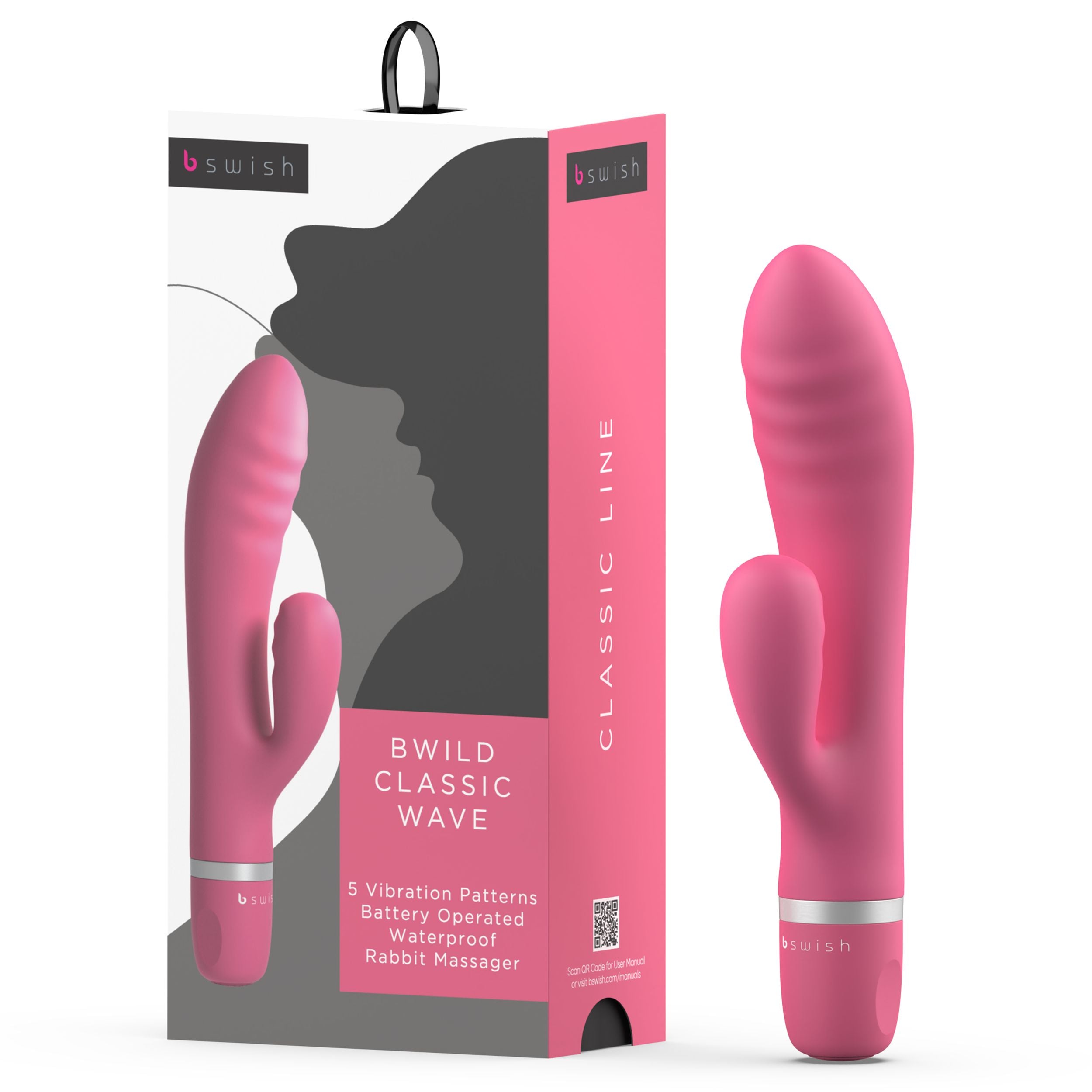 B Swish - Bwild Classic Wave Vibrator - Rosa